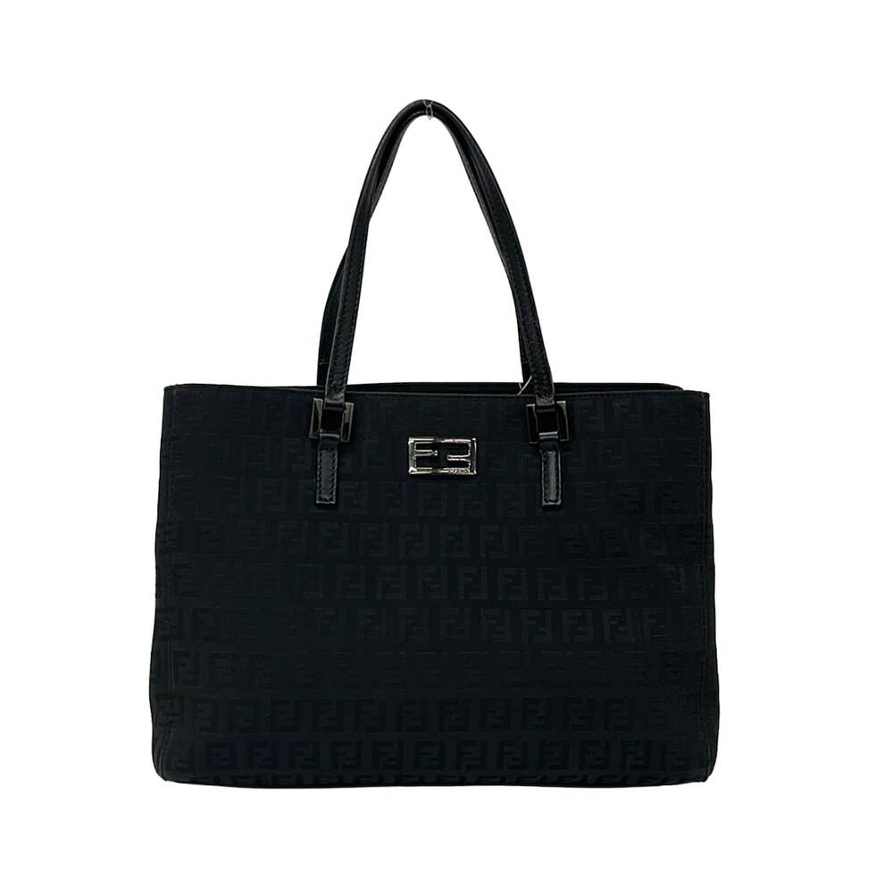 Fendi Zucchino Tote Bag 8BH132 Jacquard Leather